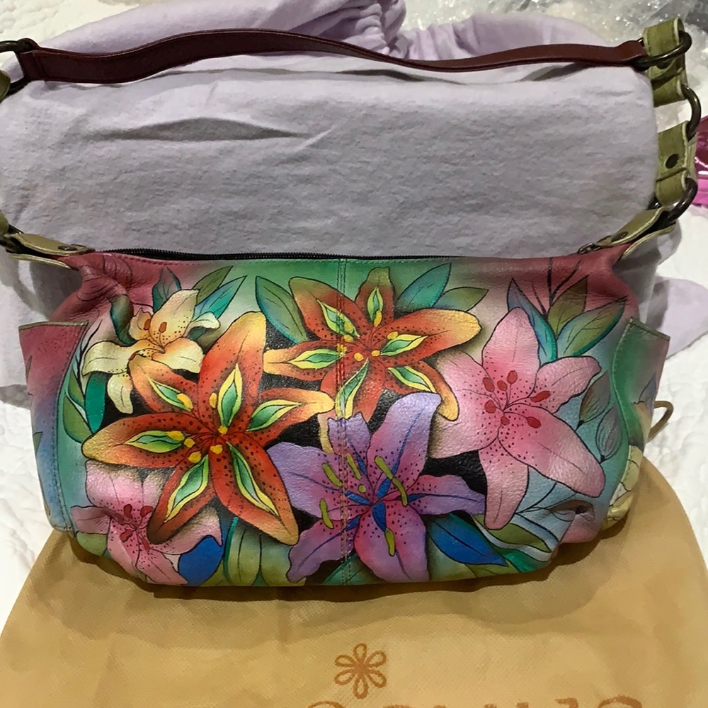 Anuschka Luscious Lily Handbag